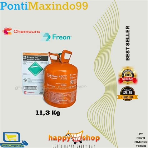 Jual FREON REFRIGERANT CHEMOURS R407C 11 3 Kg Shopee Indonesia