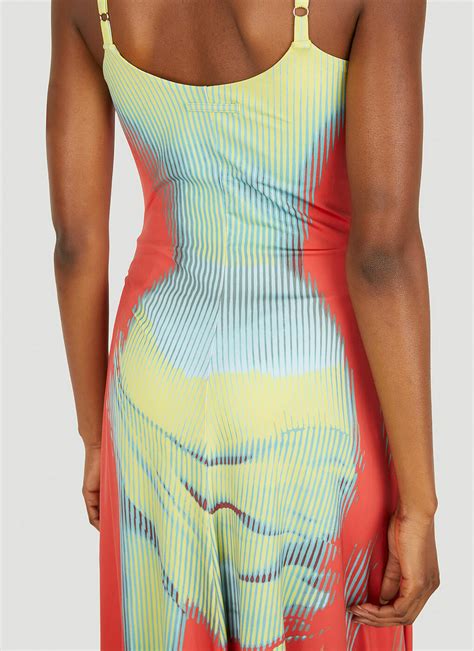 Y Project X Jean Paul Gaultier Body Morph Pant Dress In Yellow Y Project