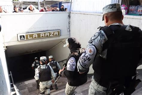 Mil Elementos De La Guardia Nacional Har N Presencia En El Metro Cdmx