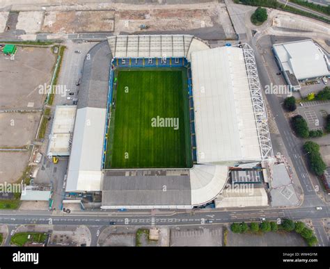 Aerial Photo Of Elland Road Football Club Stadium Taken In Leeds West