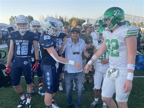 Utah Valley Prep Football Rewind Salem Hills Veteran Recognition