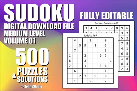 Sudoku Puzzle Book X Grid Easy Graphic By Soline Studio