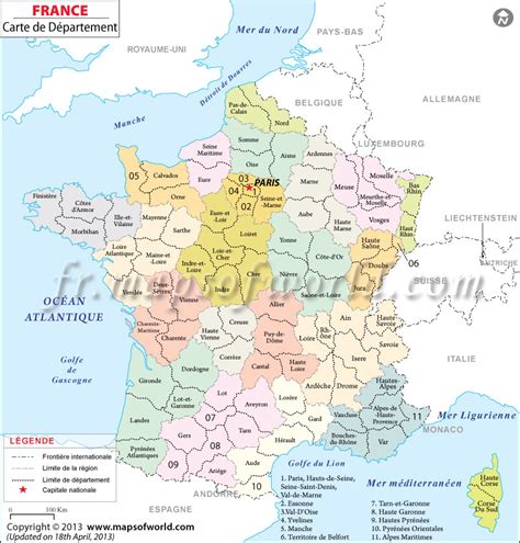 La Carte De France Avec Les D Partements Altoservices