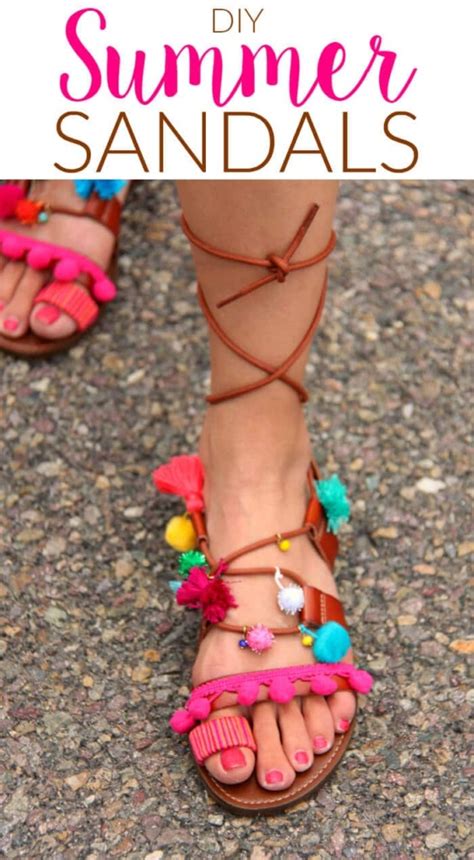 Diy Sandals Spring And Summer Sandals Diy Project