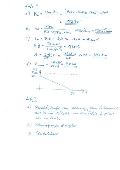 Ss Lsg Altklausuren Elektrische Maschinen Studocu