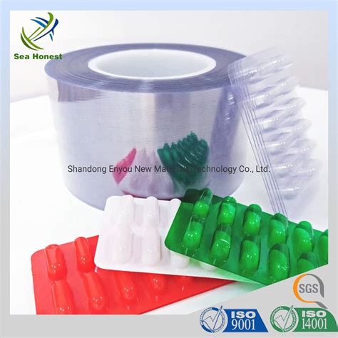 Transparent Clear Pharma Grade 250microns Rigid PVC PVDC PE Film For