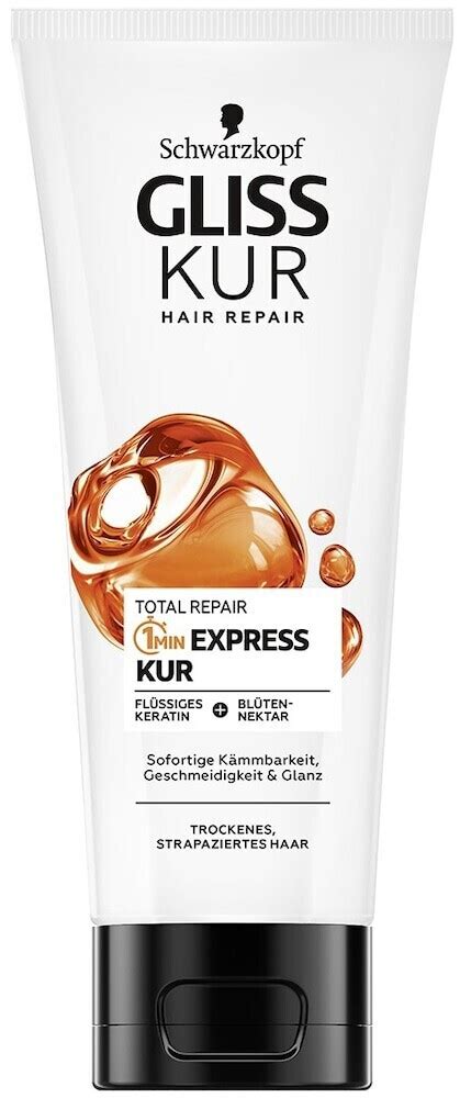 Gliss Kur Total Repair 1 Minute Express Kur 200ml Ab 295 € Preisvergleich Bei Idealode