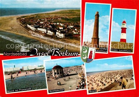 AK Ansichtskarte Borkum Nordseebad Promenade Musikpavillon Nr