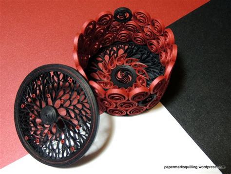 Fire Flower Quilled Box Quilling Flowers Tutorial Quilling Paper