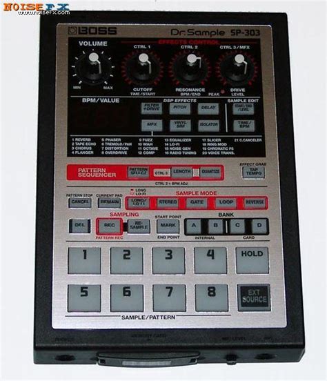 Noisefx Boss Dr Sample Sp 303