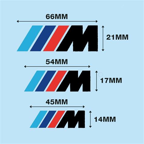 X Bmw M Sport Badge Quality Brake Caliper Decals Stickers Black