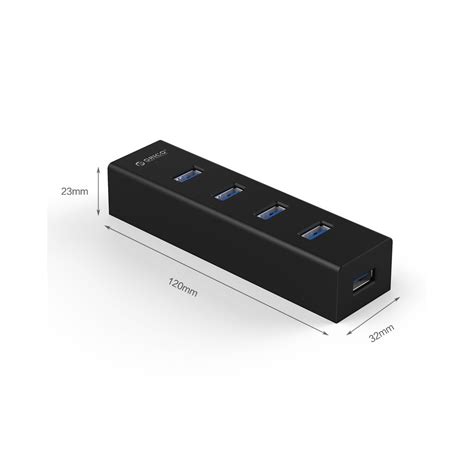 Orico 4 Ports Usb30 Hub With Power 10w H4013 U3 Education Studio7