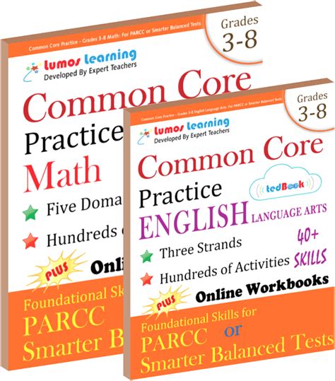 Free Printed Common Core Practice Workbook Samples Lumos Learning