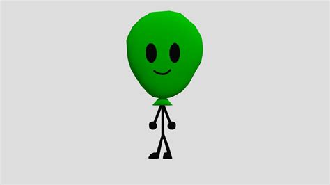 Balloony Bfdi Bfdia Download Free 3d Model By Aniandronic Efbdf9b