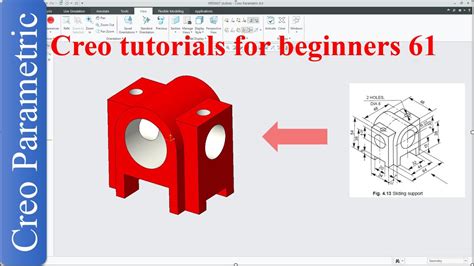 Creo Parametric Tutorials For Beginners Creo Proe Tutorial Youtube