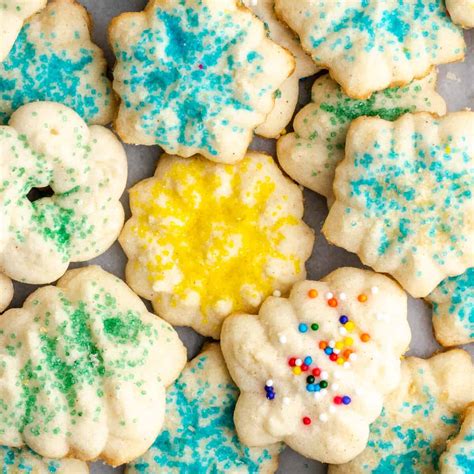 Buttery Vegan Spritz Cookies Recipe Jessica In The Kitchen