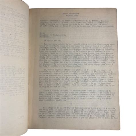 Rapport Officiel Viième Olympiade Anvers 1920 Mille Septante Books
