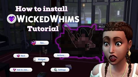 How To Install Wicked Whims For The Sims Tutorial Youtube