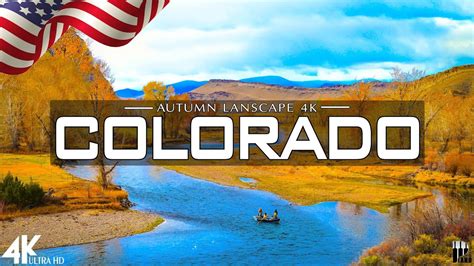 COLORADO 4K Autumn Aerial Film Calming Piano Music Autumn Landscape