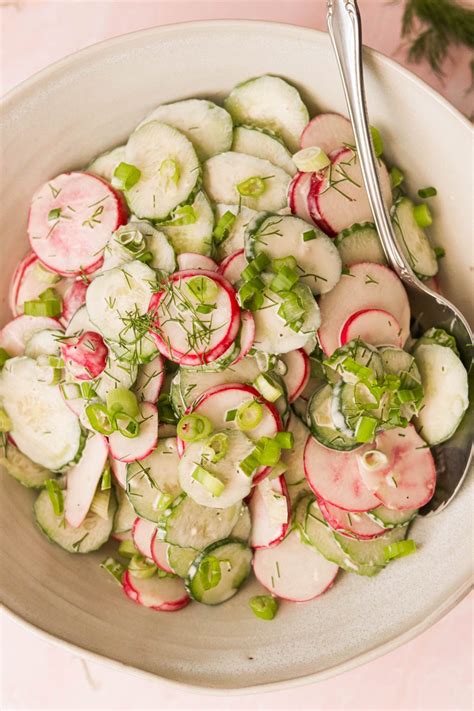 Cucumber Radish Salad 5 What Great Grandma Ate