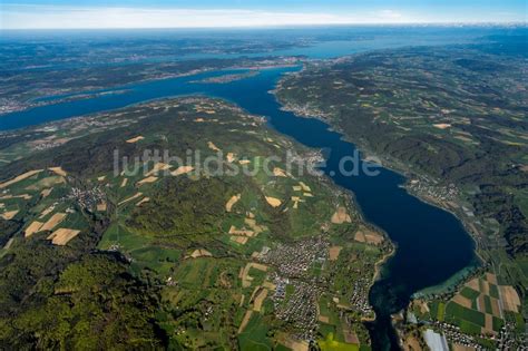 Steckborn Aus Der Vogelperspektive Seen Kette Und Uferbereiche Des