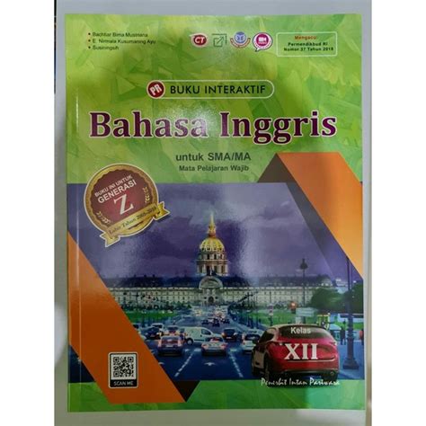 Jual Diskon Buku Pr Lks Interaktif Bahasa Inggris Kelas Xii K