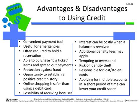 What Are The Advantages And Disadvantages Of Credit Cards And Debit