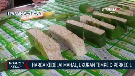 Harga Kedelai Mahal Ukuran Tempe Dan Tahu Terpaksa Diperkecil Video