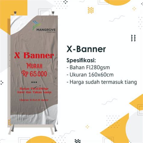 Jual Cetak X Banner Bahan Flexy 280gsm Shopee Indonesia