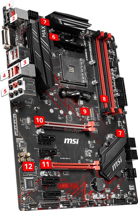 Материнская плата MSI B450 GAMING PLUS MAX купить по низкой цене с ...