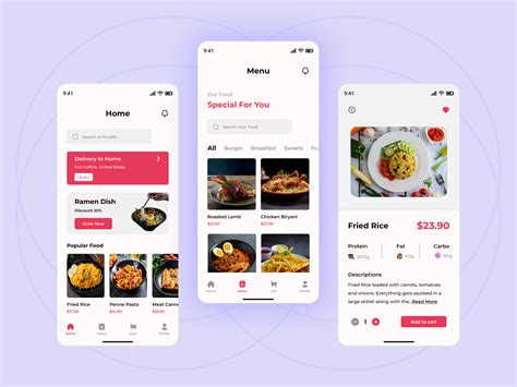 Food Delivery App By Mahmudul Hasan On Dribbble