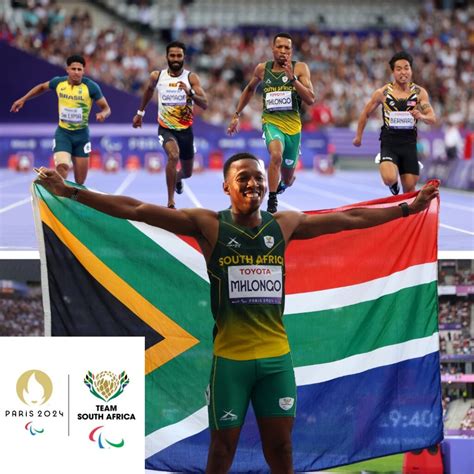 Mpumelelo Mhlongo Wins Gold Team Sas First Medal At The Paris 2024