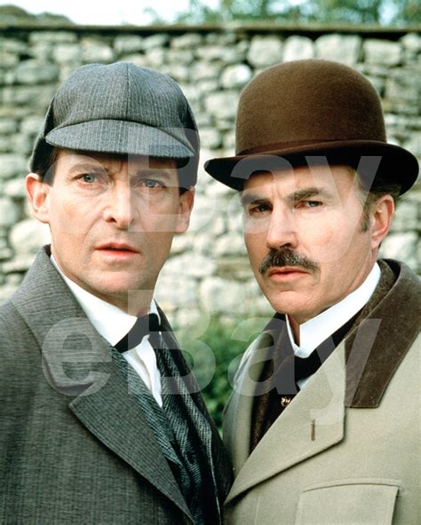 The Adventures of Sherlock Holmes (TV) Jeremy Brett, David Burke 10x8 ...