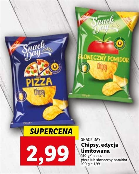 Promocja Chipsy S Oneczny Pomidor Snack Day W Lidl