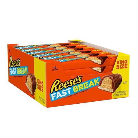 Reeses Fast Break Milk Chocolate Peanut Butter King Size