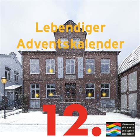 Lebendiger Adventskalender F Rderverein F R Kunst Und Kultur