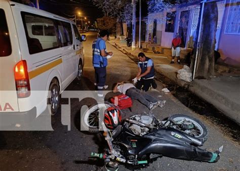 Choque Entre Motocicletas Deja Tres Heridos En Managua Por Irrespetar