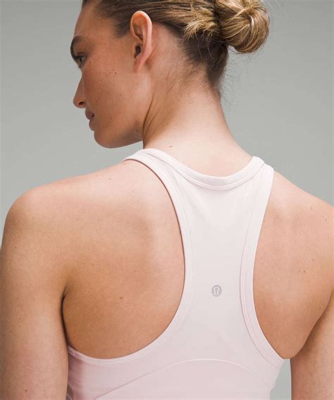 Lululemon Align Waist Length Racerback Tank Top Flush Pink Lulu