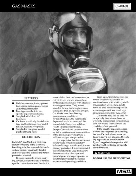 Facility Maintenance And Safety New Msa 457126 Ultravue Single Exhalation