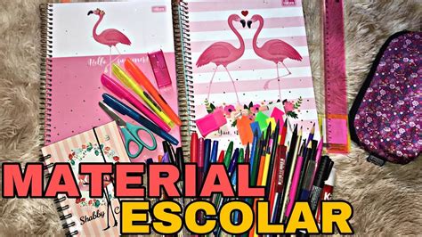 MATERIAL ESCOLAR 2019 VEDA 3 YouTube