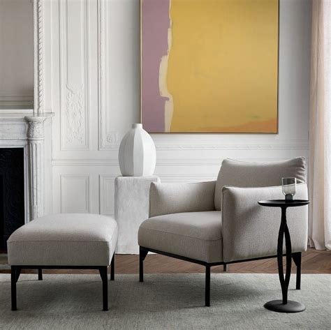 Penn Chair Ottoman Set West Elm