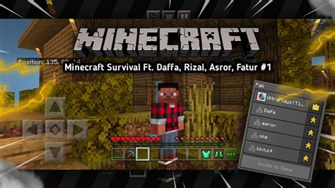 Awal Mula W Rizal Fatur Asror Daffa Minecraft Survival Youtube