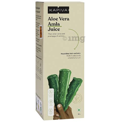 Kapiva Aloe Vera Amla Juice For Hair Skin Nourishment Helps With