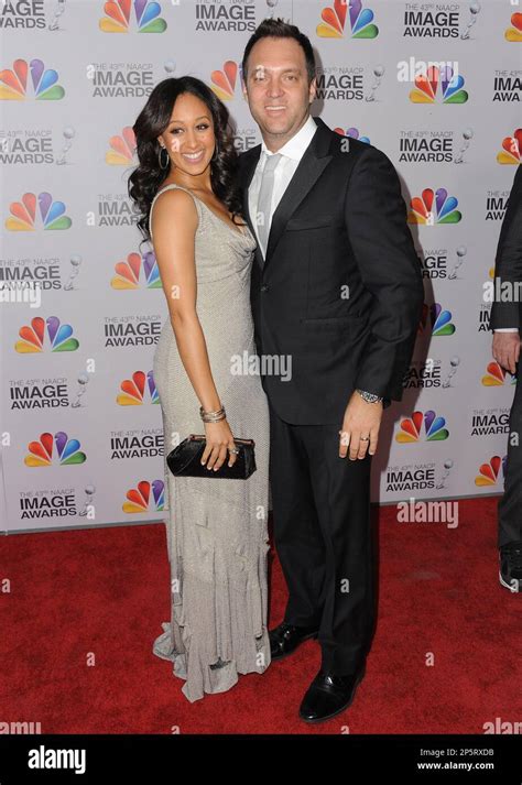 Los Angeles Ca February 17 Actress Tamera Mowry Housley And Adam Housley Arrive At The 43rd