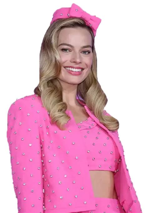 Margot Robbie Barbie Pink Cropped Jacket Lerenjack