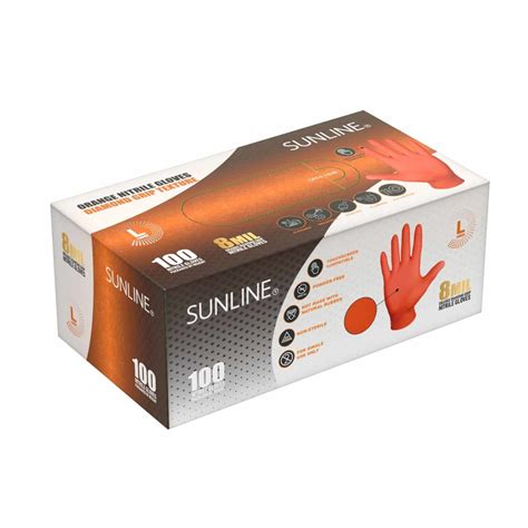 Sunline Blue Nitrile Medical Examination Gloves By The Carton