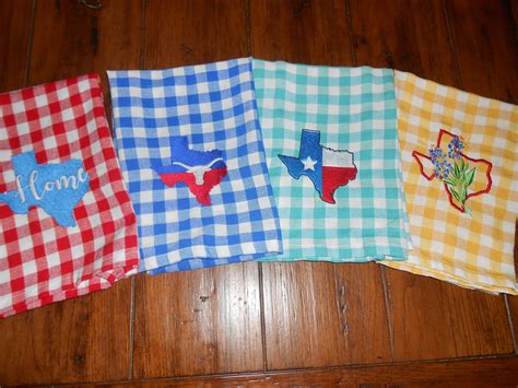 Texas Cloth Dining Napkins Fabric Napkins Bread Basket Etsy Fabric