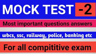 Free Online Mock Test Important Gk Questions Answers Series For Ssc