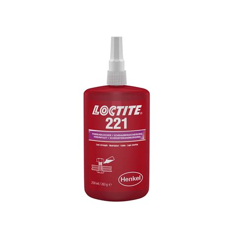 Loctite 221 Threadlocking Methacrylate Adhesive Henkel Adhesives