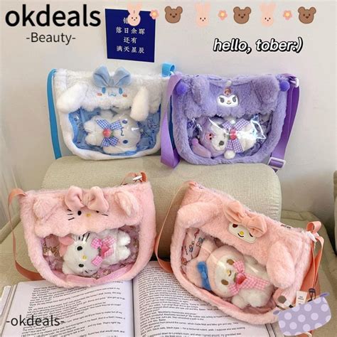 Okdeals Crossbody Bolsa Cinnamoroll Kuromi De Dibujos Animados Ins